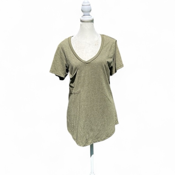Z Supply Pocket Tee in Olive Green Women's Size Medium - Picture 5 of 10